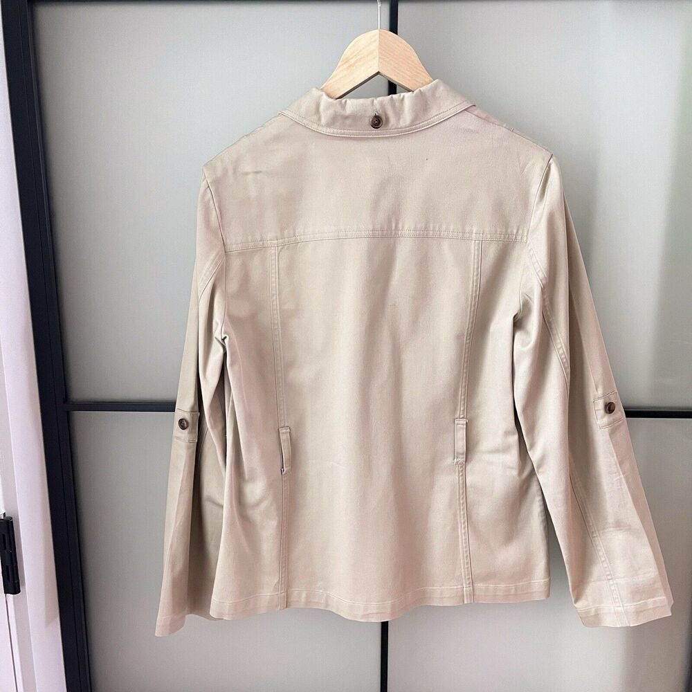 Brooks Brothers Beige Twill Blazer Jacket - Picture 4 of 10